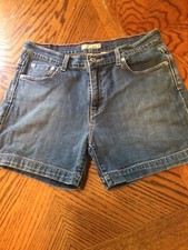 Levis 515 Shorts Size 10 Jean Shorts Medium Wash Zipper Fly VGC