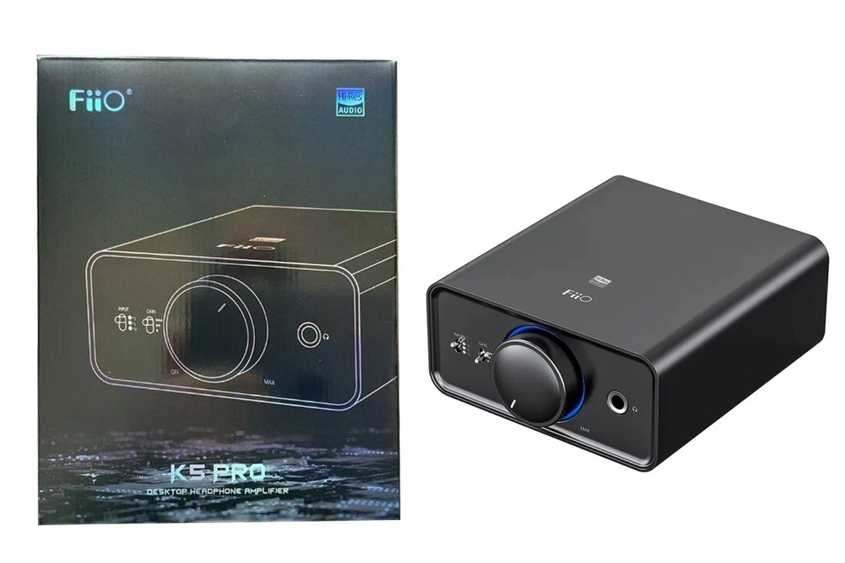 FiiO K5 Pro ESS Desktop DAC and Headphone Amplifier (Black) for