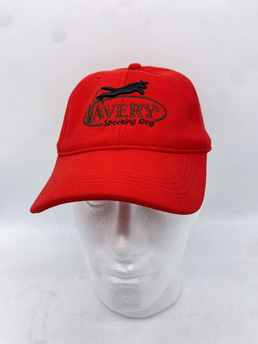 Avery Cap Adult Extra Large XL Red Sporting Dog Baseball Hat Casual Men's  NEW