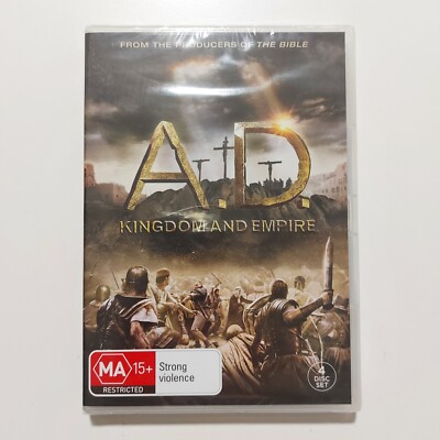 A.D. Kingdom And Empire: The Complete Series DVD Region 4 (2015 4-disc set) AD &