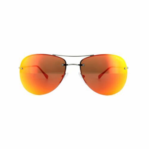 PRADA LINEA ROSSA PS 04WS DG002U Black Rubber Orange Men display picture 2