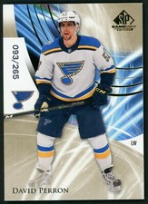 2020-21 Upper Deck SP Game Used Golden Burst /265 David Perron #71