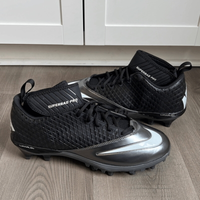 Nike Lunarlon Superbad Mens Mid Pro Football Cleats Size  display picture 1