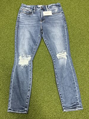Good American “Good Legs Cropped” Skinny Jeans Size 10/30