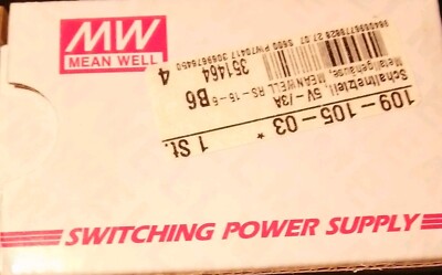MEAN WELL RS-15-5 15W 5V 3A Industrielles Netzteil