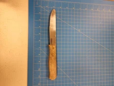 Oneida Serrated Knife Vintage Stainless Steel Blade Wood Handle Kitchenware