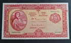IRELAND 1976   £20 LADY LAVERY (06G) BANKNOTE