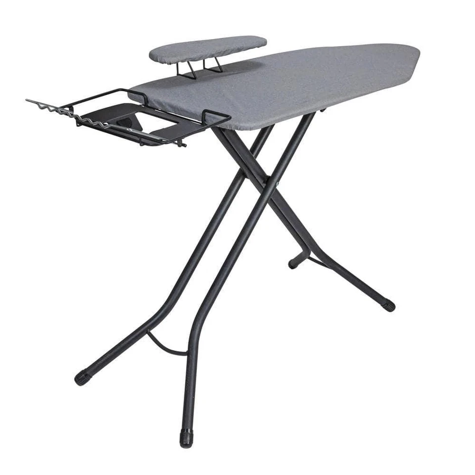 Household Essentials Ironing Board Wide Metal Matte Black Gray Cover Sleeve Rest - Image 2 of 4