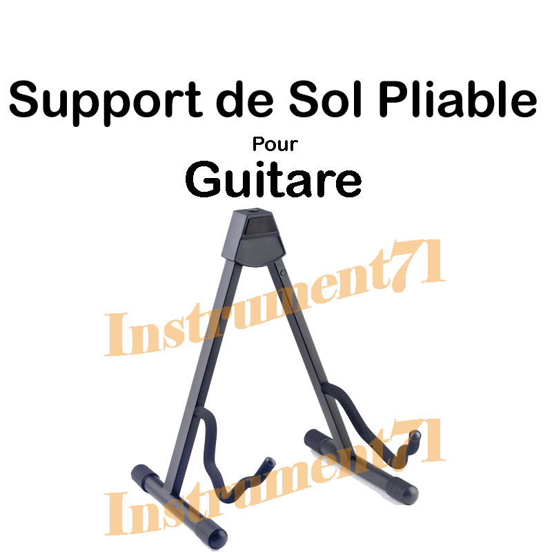 Support Pliable en A stand de Sol Pour Guitares Accoustique Electrique Basse