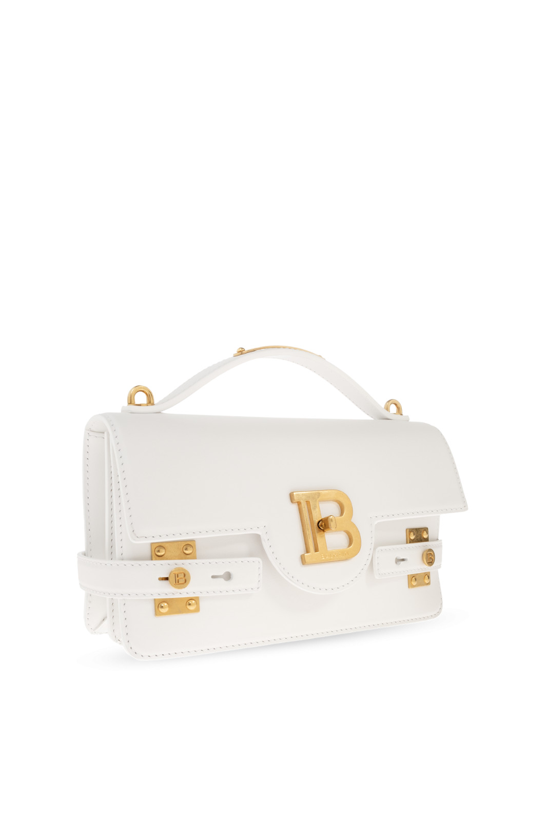 BALMAIN B-Buzz 24 White Shoulder Bag New & Authentic image 3