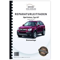 Opel Antara Typ L07 2006-2017 Bremsen Bremsanlagen System Reparaturhandbuch
