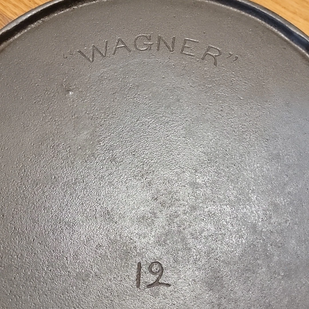 Rare Early Type Wagner Cast Iron First Series 12 Griddle Arc Wagner
