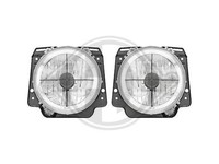 Designsatz Scheinwerfer Angel Eyes Klarglas Schwarz FüR VW Golf 1983-1991