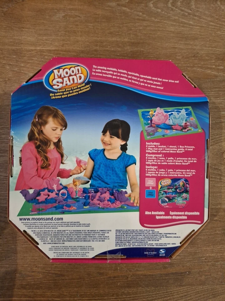 Moon Sand Sea Princess W Mat Press Play Sand New NOS Very Rare Spin Master - Image 2 of 4