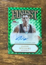 2024-25 Finest Autograph Green Geometric Refractor Jason Williams 75/75 X16603