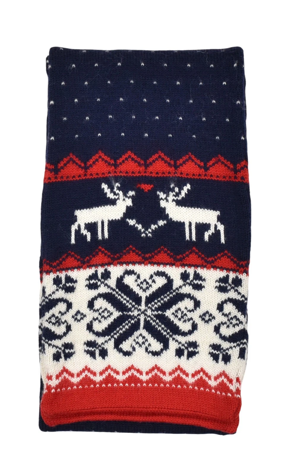 Vintage Polo Ralph Lauren Rugby Superior Outdoor Clothing Wool Holiday Scarf New