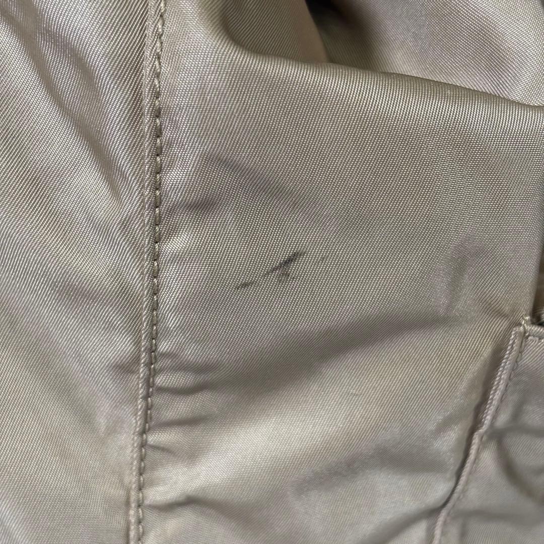 Prada Mini Nylon Backpack Beige Triangle Logo Aut… - image 19