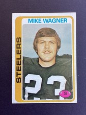 1978 Topps Mike Wagner #275 Steelers Vintage NFL VG-EX 