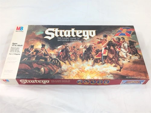 Vintage 1986 STRATEGO Board Game Milton Bradley -100% Complete