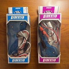 Vintage Parma 2 ohm Slot Car Racing Pro Controllers 246 Sparkle Blue 2 Pack
