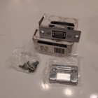 BALDWIN #0430.264 ROLLER LATCH, SOLID BRASS, SATIN CHROME-PLATED, HEAVY-DUTY