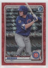 2020 Bowman Chrome Prospects Red Shimmer Refractor 5/10 Cole Roederer 13iq