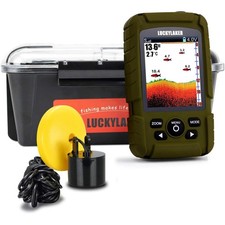 Water Depth Fish Finders Waterproof Portable Fishing Fish Finder Display Hand...