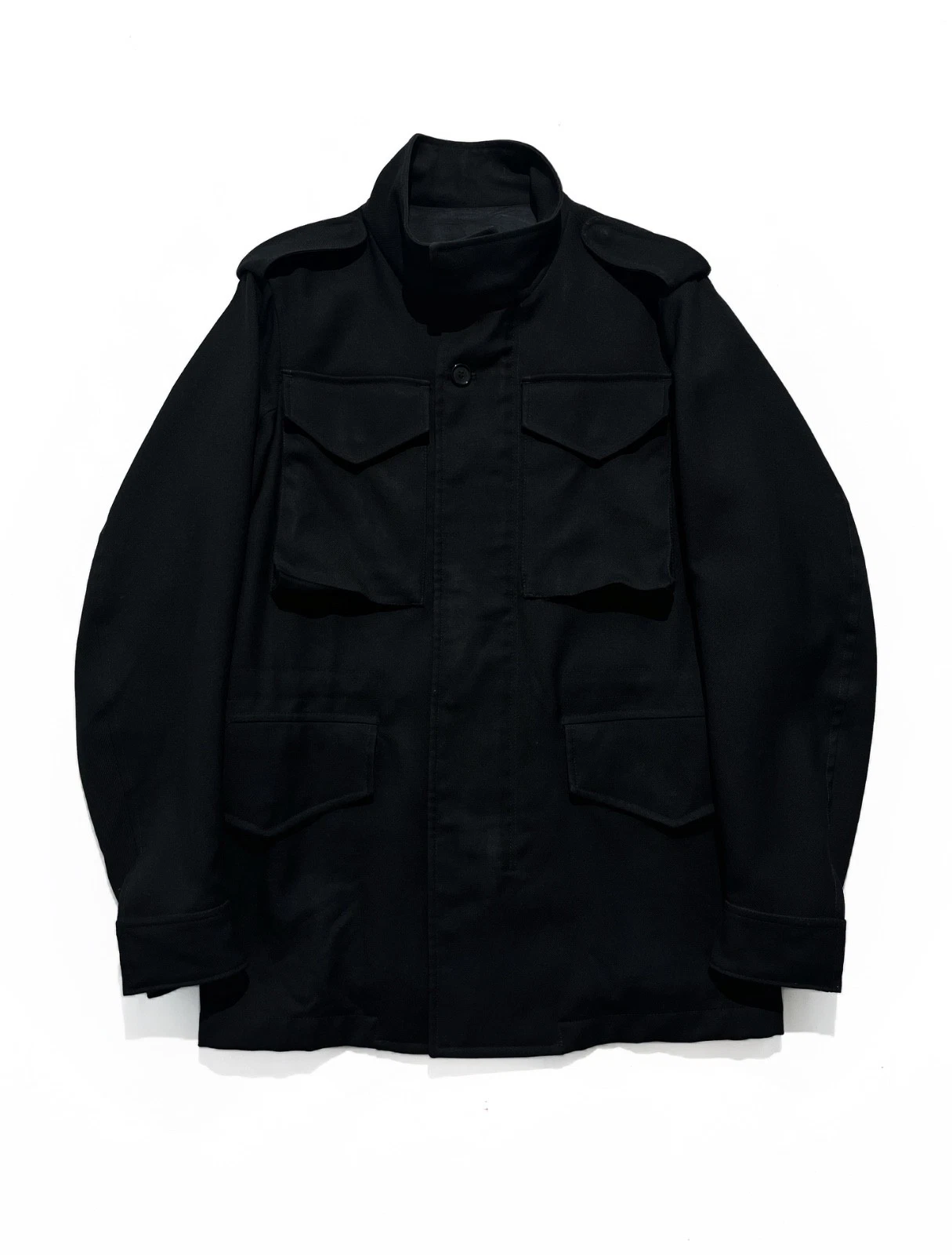 Alexander McQueen — Alexander McQueen Black M65 Military Wool Jacket