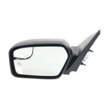 Left Driver Mirror Black Power Heated Puddle Ford Fusion 11-12 No Dim No Fold