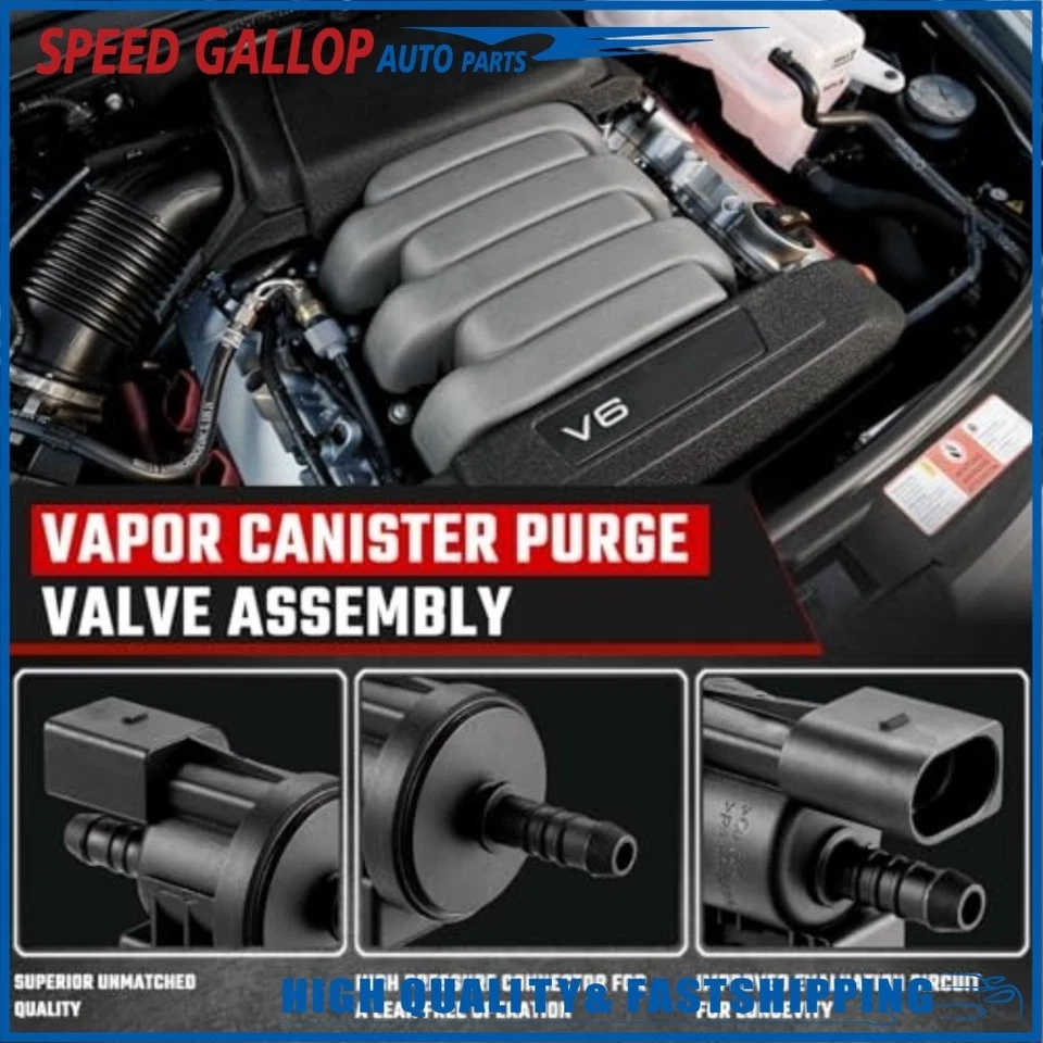 Válvula de purga de bote N80 EVAP 06E906517A para AUDI Q7 S5 S6 S8 VW Golf GTI Jetta Foto 2 de 4