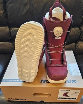 Salomon Pearl Boa Snowboard Boots - Women's 8.5 2025/2026 NEW MSRP $280