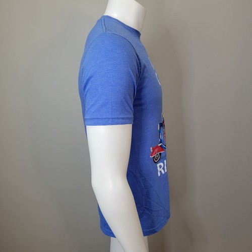 Minions T-Shirt Keep Calm and Ride On Sky Blue Graphic Tee with Pencil Bag - Picture 5 of 8