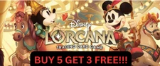 Disney Lorcana Fabled TCG Non-Foil Singles - Pick Your Card BUY 5 GET 3 FREE!!