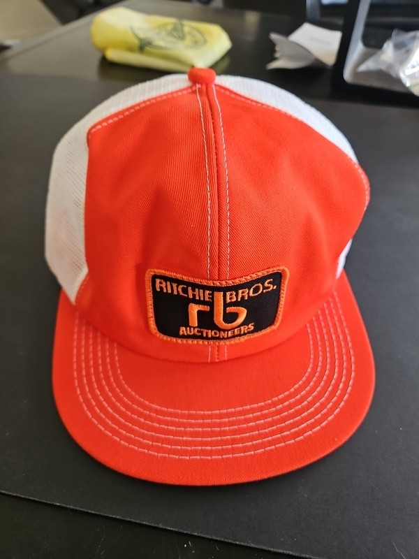  RITCHIE BROS AUCTIONEERS ADJUSTABLE SNAPBACK MESH HAT CAP 