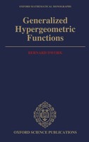 General Hypergeometric Funct OMM C | Dwork | Buch | Englisch | 1990 | Academic