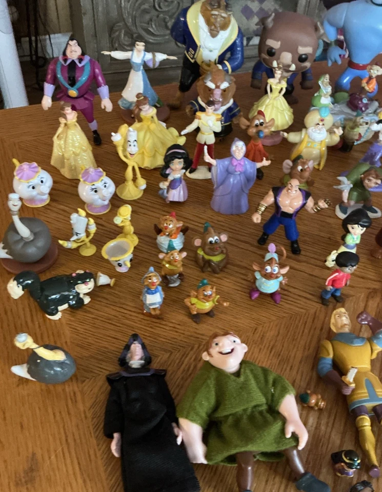 Large Lot of Disney Toy Figures Assortment of Characters Modern & Vintage - Image 2 of 4