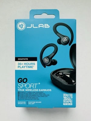 Jlab Go Sport+ True Wireless Earbuds - Graphite (Brand New & Sealed) - Image 1 of 4