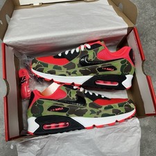Nike Air Max 90 SP Reverse Duck Camo Atmos Infrared UK8 EU42.5 (CW6024-600) New