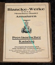 Blancke - Werke G.m.b.H , Armaturen , Mersebu...