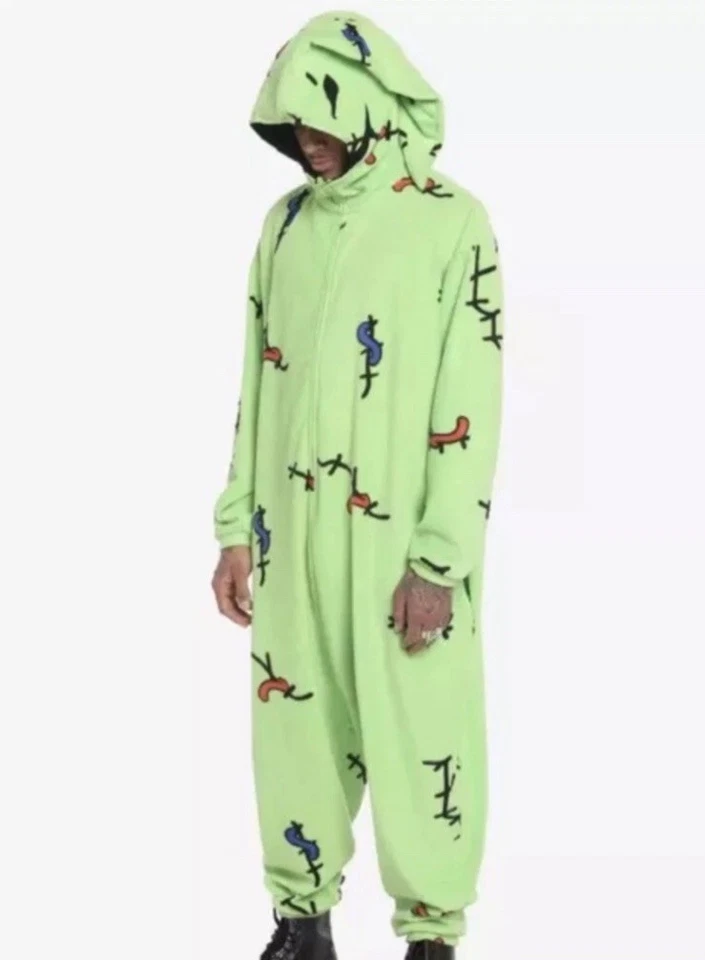 Nightmare Before Christmas Oogie Boogie Cosplay Pajamas Kigurumi Suit Jumper OS - Image 2 of 4