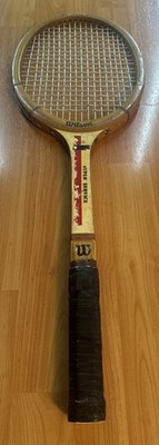 Vintage Wilson Super Service Strata-Bow Wood Tennis Racquet 4 5/8 Grip