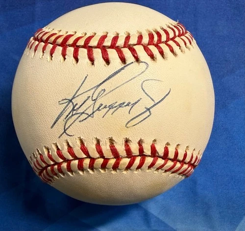 Ken Griffey Jr Autographed Baseball HOF Official Ball w/case & Field Dreams COA
