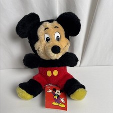 Vtg Mickey Mouse Plush Stuffed Toy Walt Disney Parks Exclusive With Tags 70  