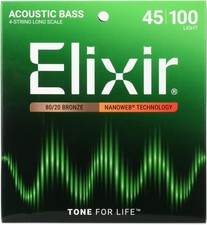 Elixir Strings 14502 Nanoweb 80/20 Acoustic B...
