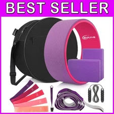 Complete Yoga Back Wheel Accessory Set for Beginners
