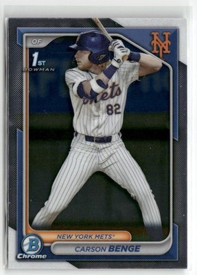2024 Bowman Draft Carson Benge Chrome Base