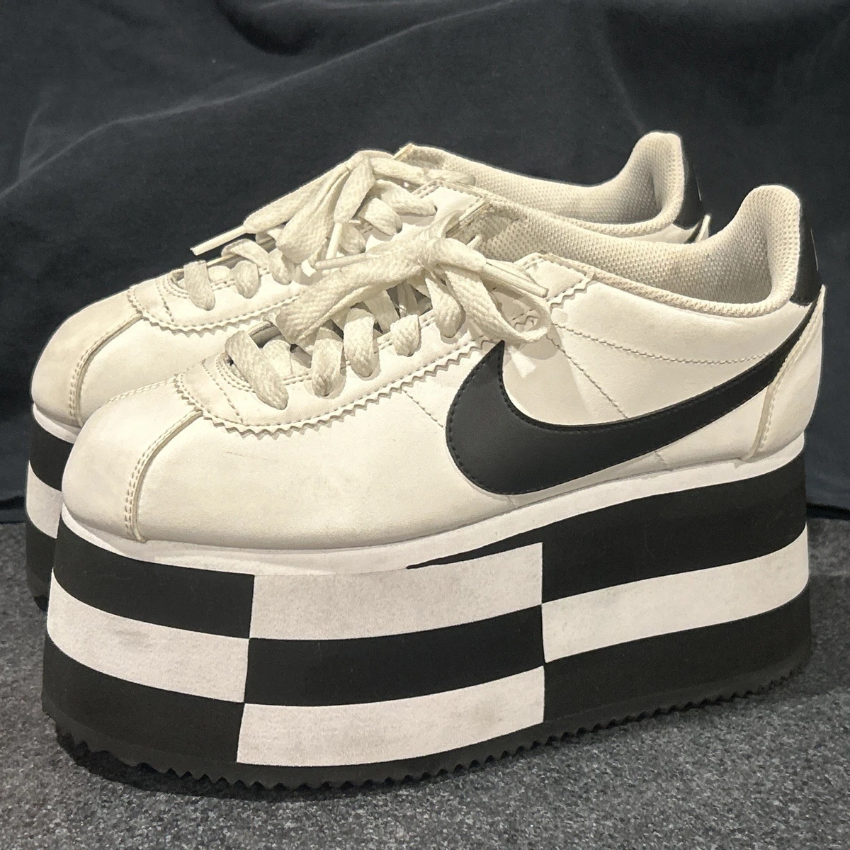 Nike COMME des Garcons x Cortez White W for sale | eBay