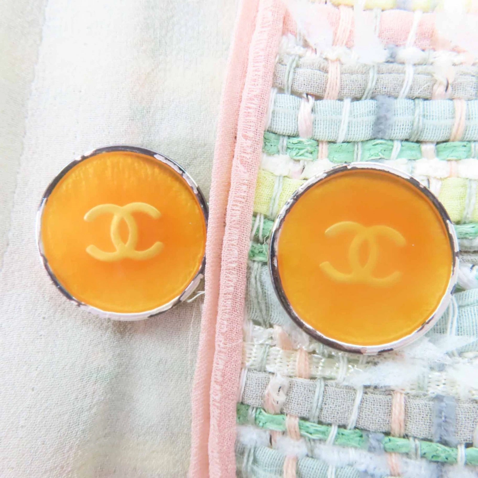 Giacca Chanel Vintage 05P P26010 Nastro Tweed 46 Made In France r5_0713