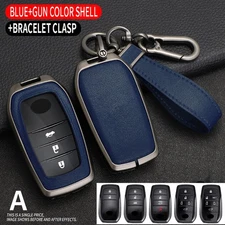 Zinc Alloy Remote Key Fob Case Cover For 2024 2025 Toyota Tacoma Corolla Tundra