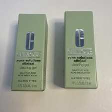 Clinique Acne Solutions Clinical Clearing Gel, Travel Size: 0.1fl oz, 3ml X Two